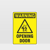 Customized Hazard Signs,Warning Opening Door Sign
